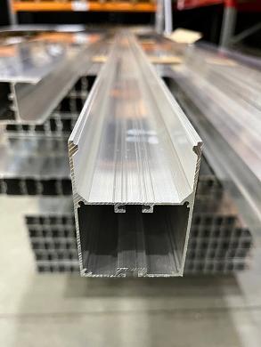 Профиль алюминиевый для сборки дизайнерского светильника 1 метр